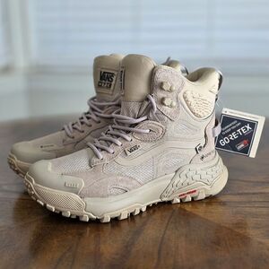 Vans MTE Crestline Gore-Tex Shoes Hiking Boots Khaki Brown Men's 9 Tactical New